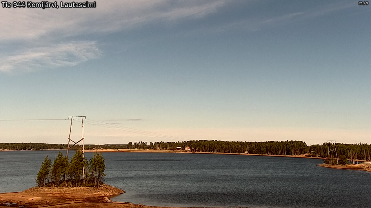Weather Camera Image Road 944 Kemijärvi, Lautasalmi, Kemijärvi, Lappi