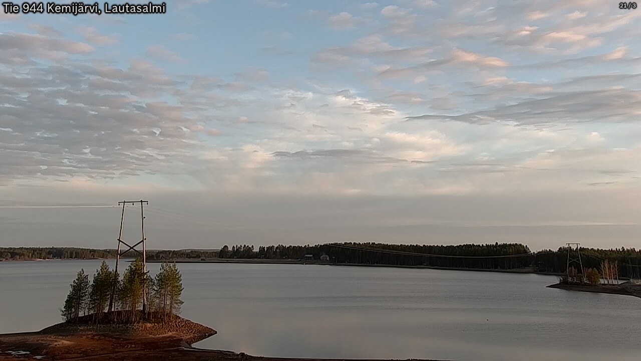 Weather Camera Image Road 944 Kemijärvi, Lautasalmi, Kemijärvi, Lappi