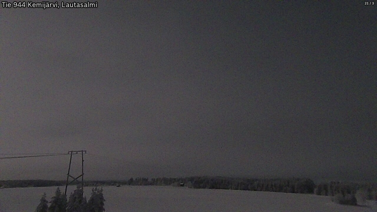 Kelikamerat Kuva Tie 944 Kemijärvi, Lautasalmi, Kemijärvi, Lappi