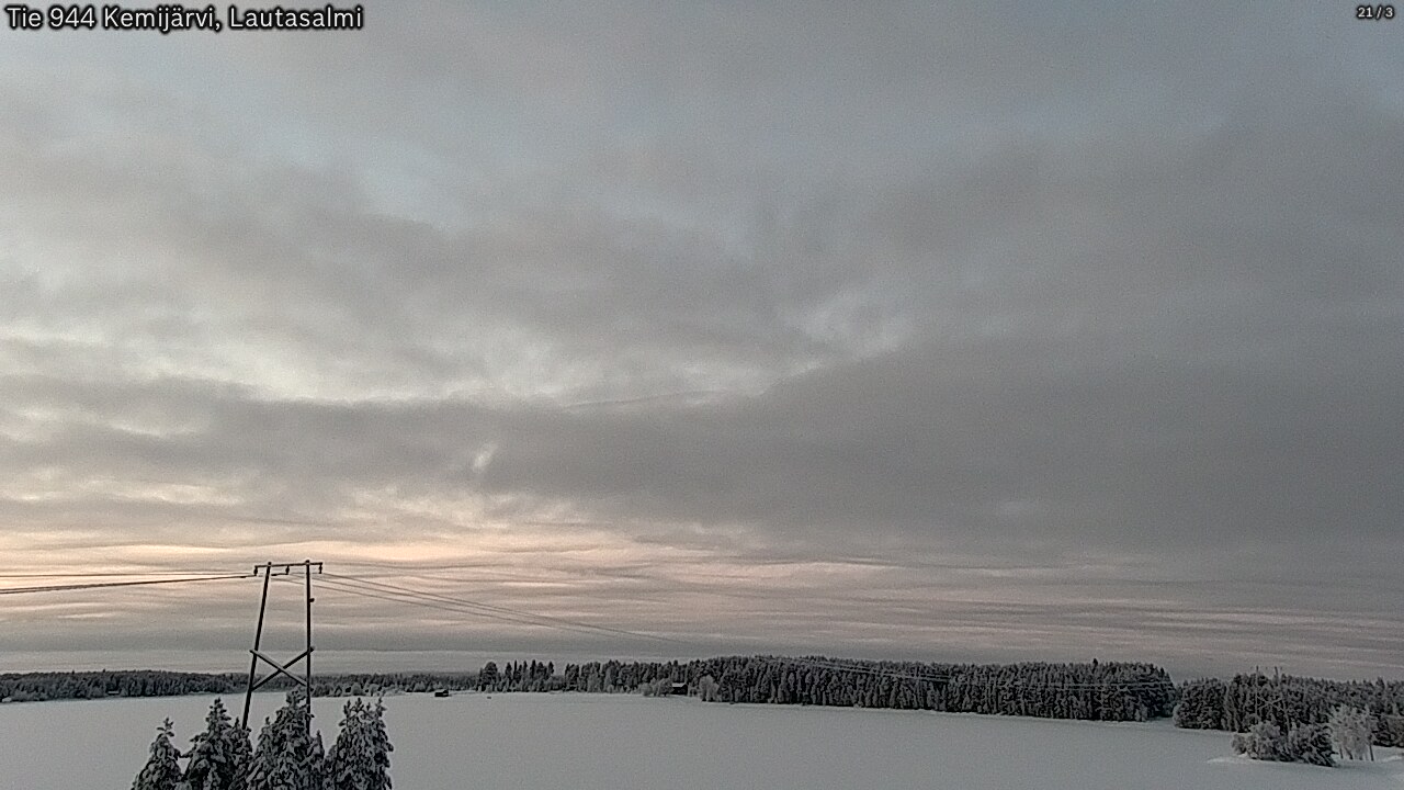 Kelikamerat Kuva Tie 944 Kemijärvi, Lautasalmi, Kemijärvi, Lappi