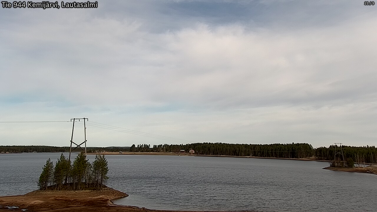 Weather Camera Image Road 944 Kemijärvi, Lautasalmi, Kemijärvi, Lappi