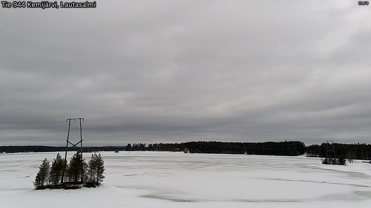 Kelikamerat Kuva Tie 944 Kemijärvi, Lautasalmi, Kemijärvi, Lappi