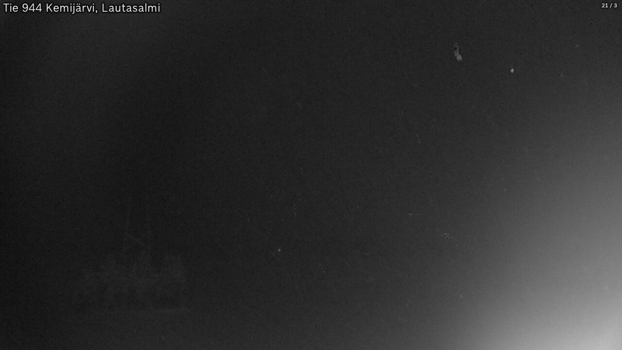 Weather Camera Image Väg 944 Kemijärvi, Lautasalmi, Kemijärvi, Lappi
