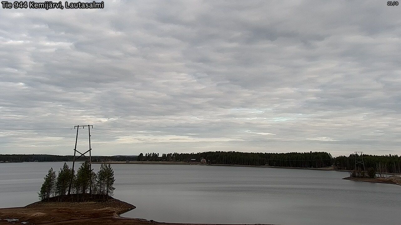 Weather Camera Image Road 944 Kemijärvi, Lautasalmi, Kemijärvi, Lappi