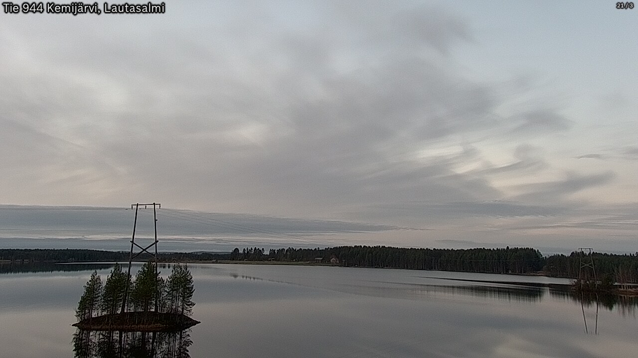 Kelikamerat Kuva Tie 944 Kemijärvi, Lautasalmi, Kemijärvi, Lappi