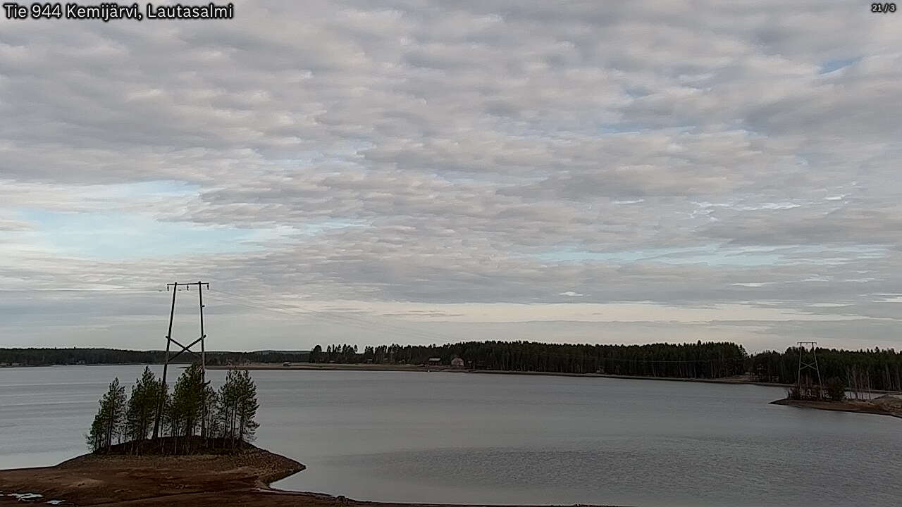 Weather Camera Image Road 944 Kemijärvi, Lautasalmi, Kemijärvi, Lappi