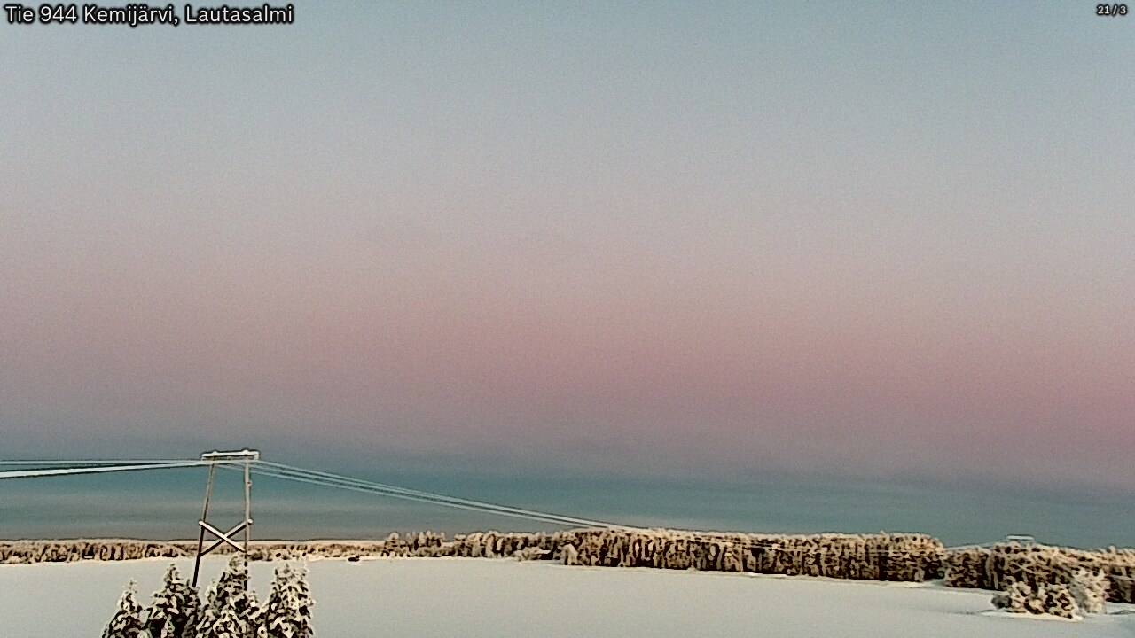Kelikamerat Kuva Tie 944 Kemijärvi, Lautasalmi, Kemijärvi, Lappi