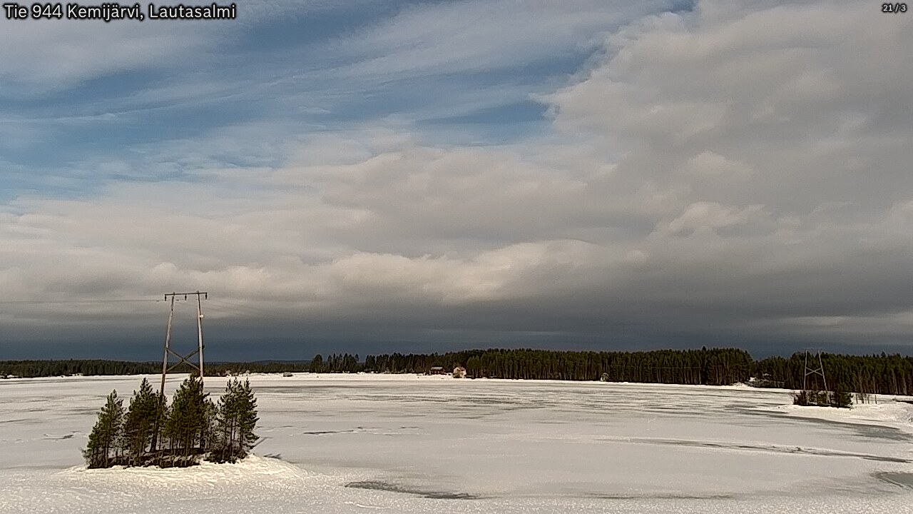 Kelikamerat Kuva Tie 944 Kemijärvi, Lautasalmi, Kemijärvi, Lappi