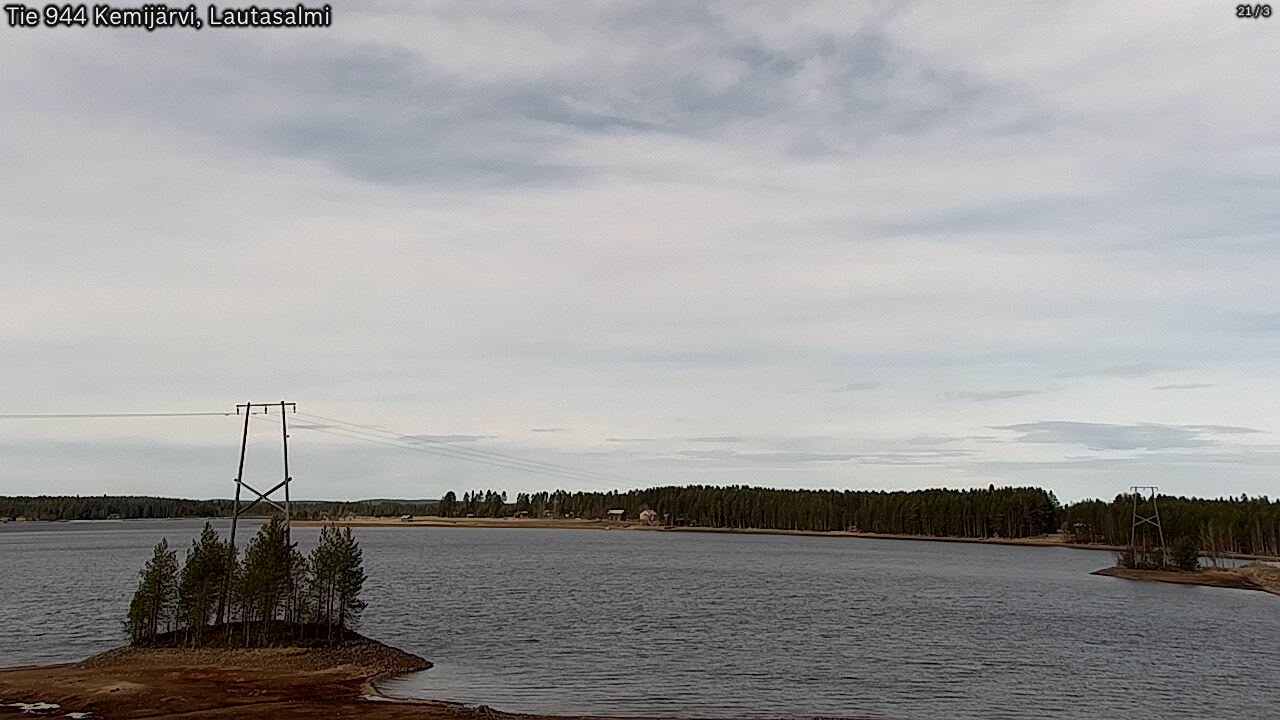 Weather Camera Image Road 944 Kemijärvi, Lautasalmi, Kemijärvi, Lappi