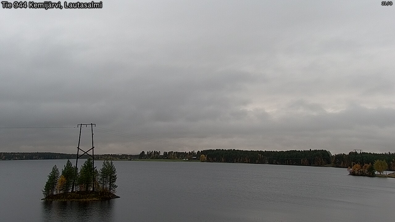 Weather Camera Image Road 944 Kemijärvi, Lautasalmi, Kemijärvi, Lappi