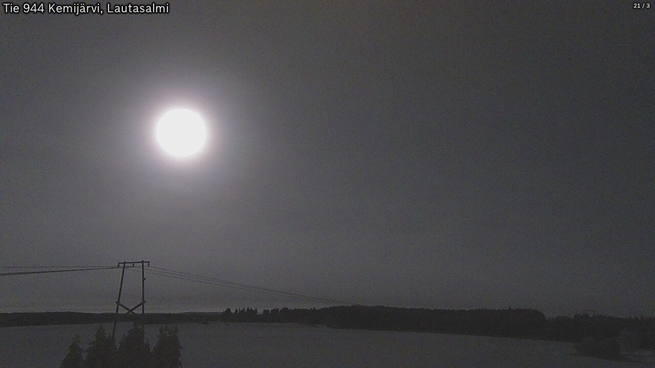 Kelikamerat Kuva Tie 944 Kemijärvi, Lautasalmi, Kemijärvi, Lappi