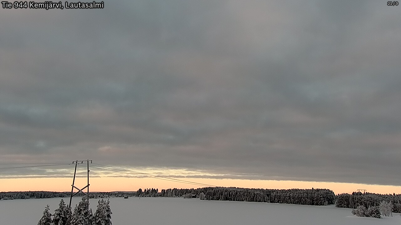 Kelikamerat Kuva Tie 944 Kemijärvi, Lautasalmi, Kemijärvi, Lappi