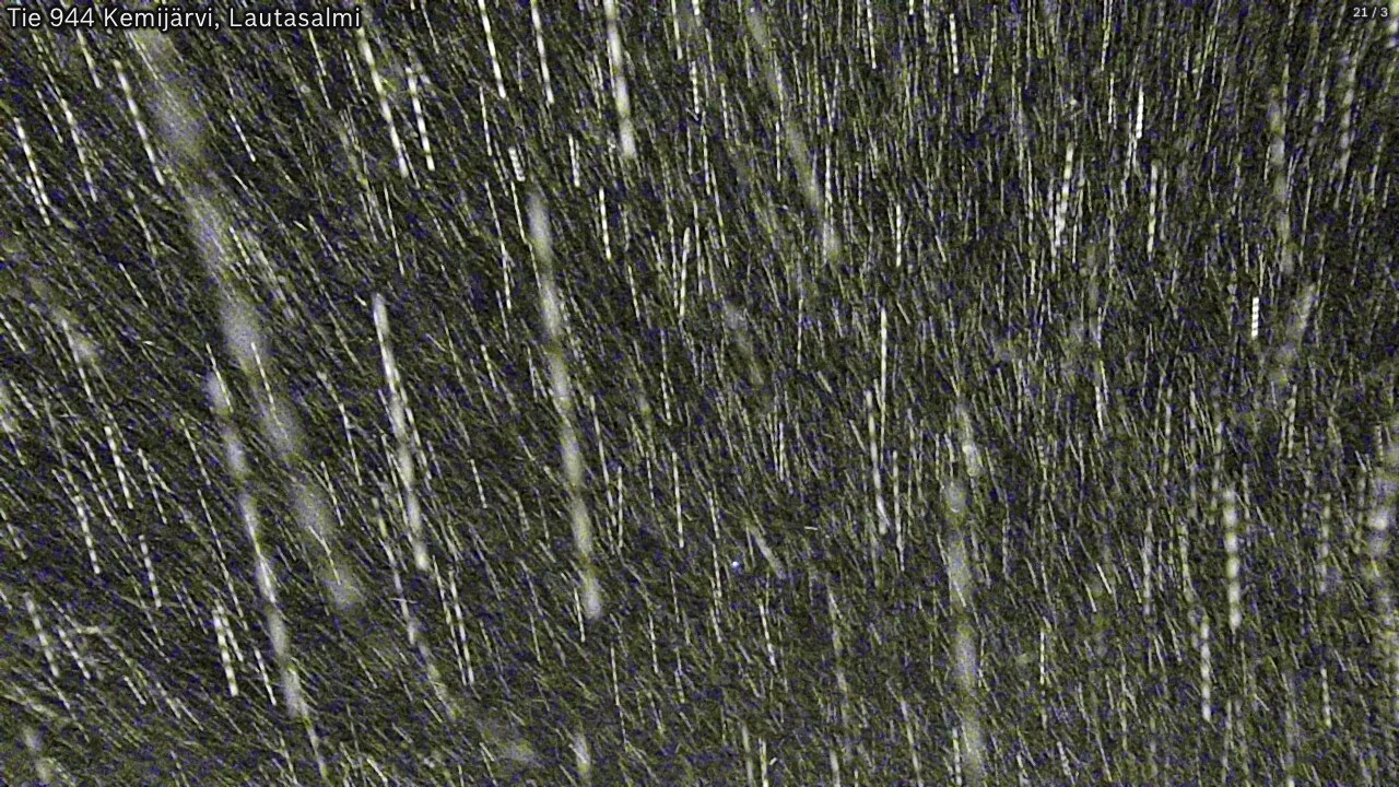 Weather Camera Image Väg 944 Kemijärvi, Lautasalmi, Kemijärvi, Lappi