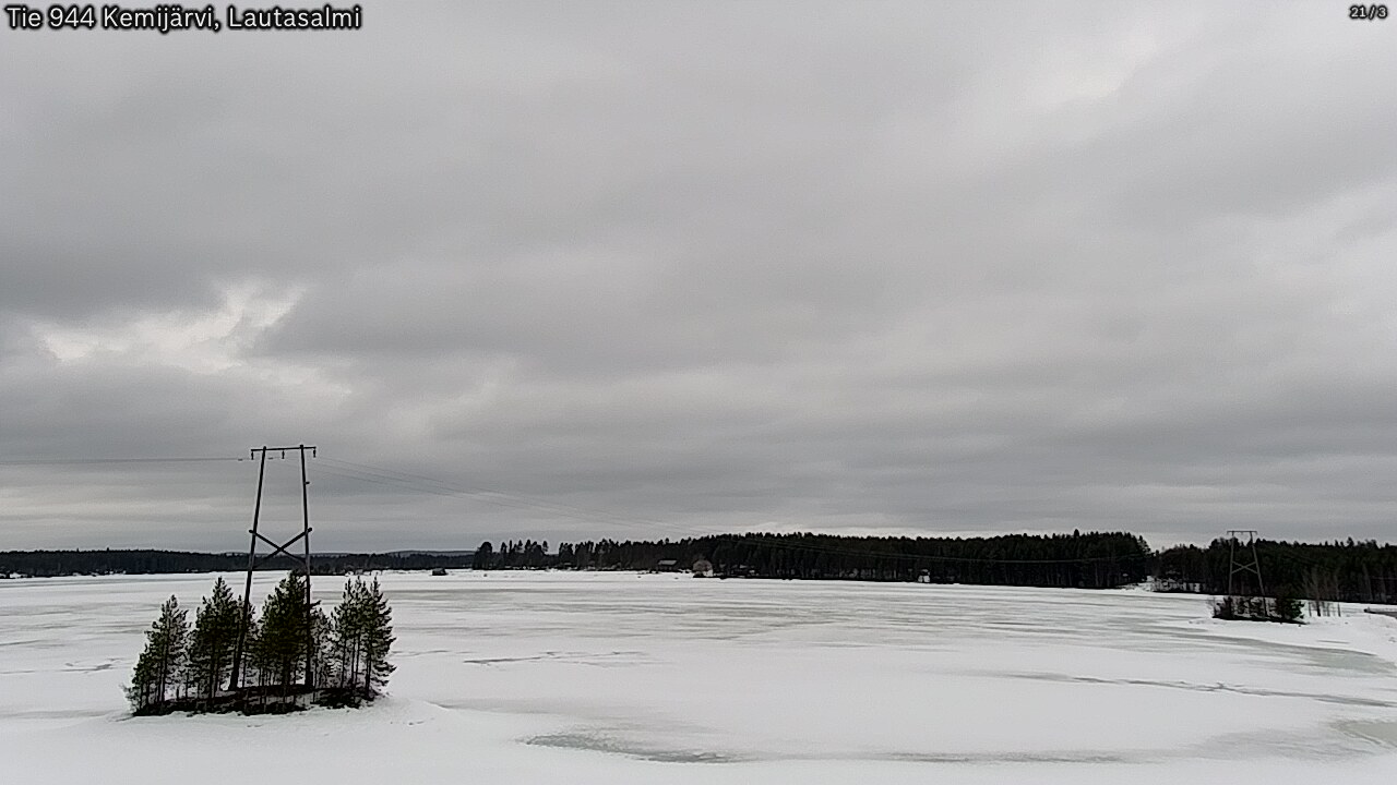 Kelikamerat Kuva Tie 944 Kemijärvi, Lautasalmi, Kemijärvi, Lappi