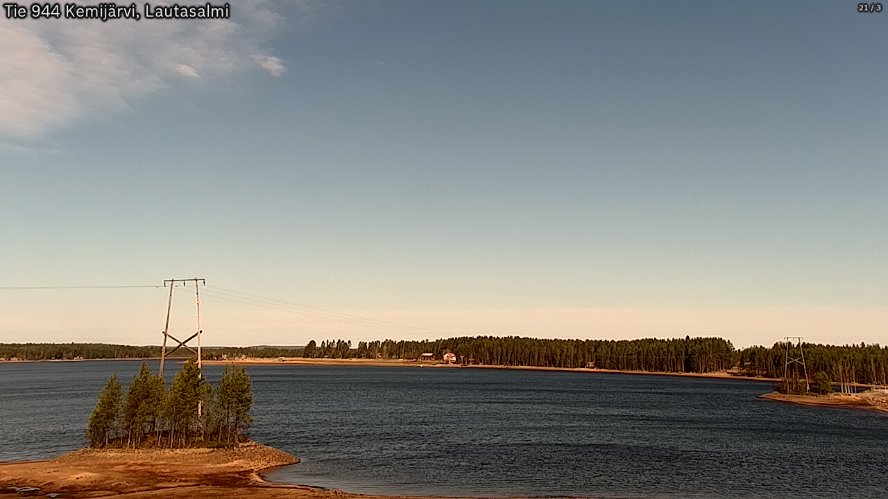 Weather Camera Image Road 944 Kemijärvi, Lautasalmi, Kemijärvi, Lappi