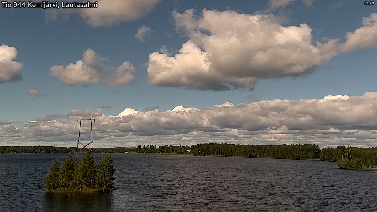 Weather Camera Image Väg 944 Kemijärvi, Lautasalmi, Kemijärvi, Lappi