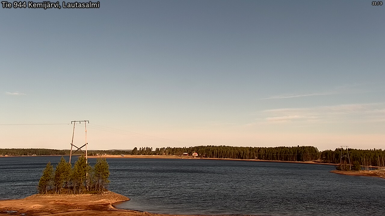 Weather Camera Image Road 944 Kemijärvi, Lautasalmi, Kemijärvi, Lappi