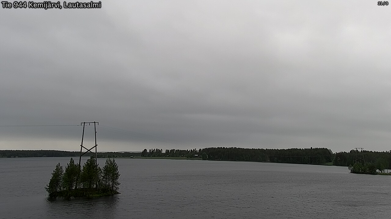 Weather Camera Image Väg 944 Kemijärvi, Lautasalmi, Kemijärvi, Lappi