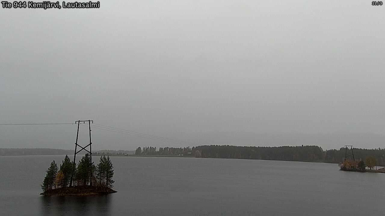 Weather Camera Image Road 944 Kemijärvi, Lautasalmi, Kemijärvi, Lappi