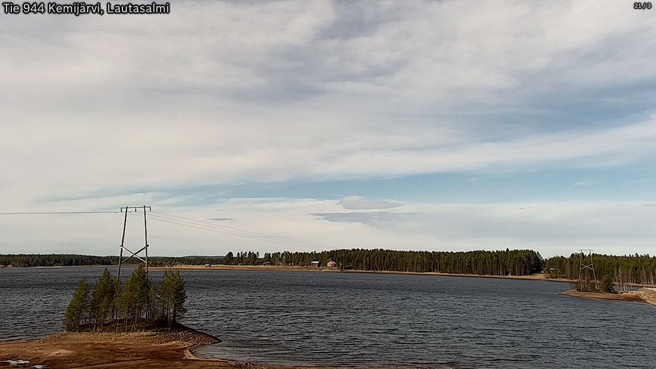 Weather Camera Image Road 944 Kemijärvi, Lautasalmi, Kemijärvi, Lappi