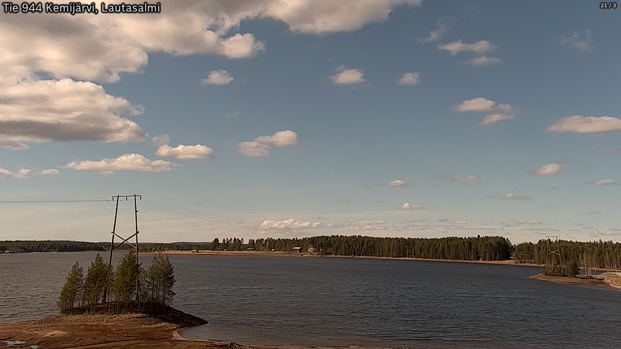 Weather Camera Image Road 944 Kemijärvi, Lautasalmi, Kemijärvi, Lappi