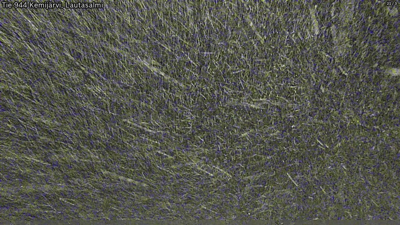 Weather Camera Image Väg 944 Kemijärvi, Lautasalmi, Kemijärvi, Lappi