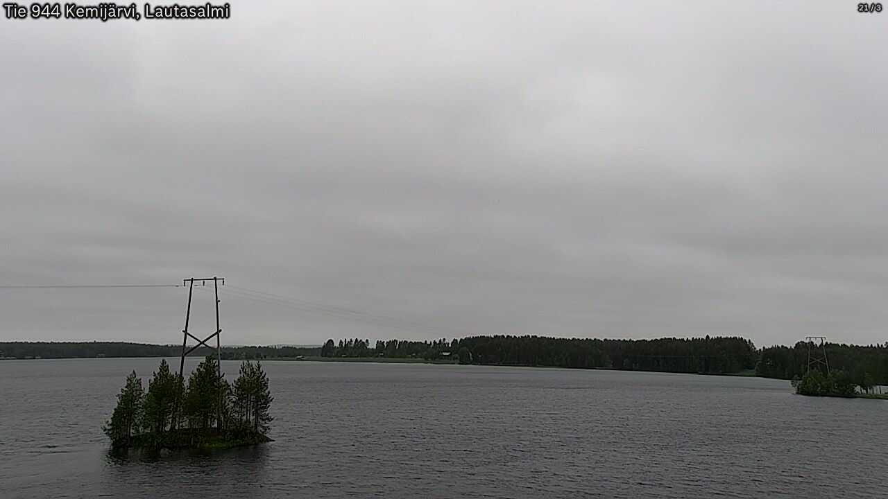 Weather Camera Image Väg 944 Kemijärvi, Lautasalmi, Kemijärvi, Lappi