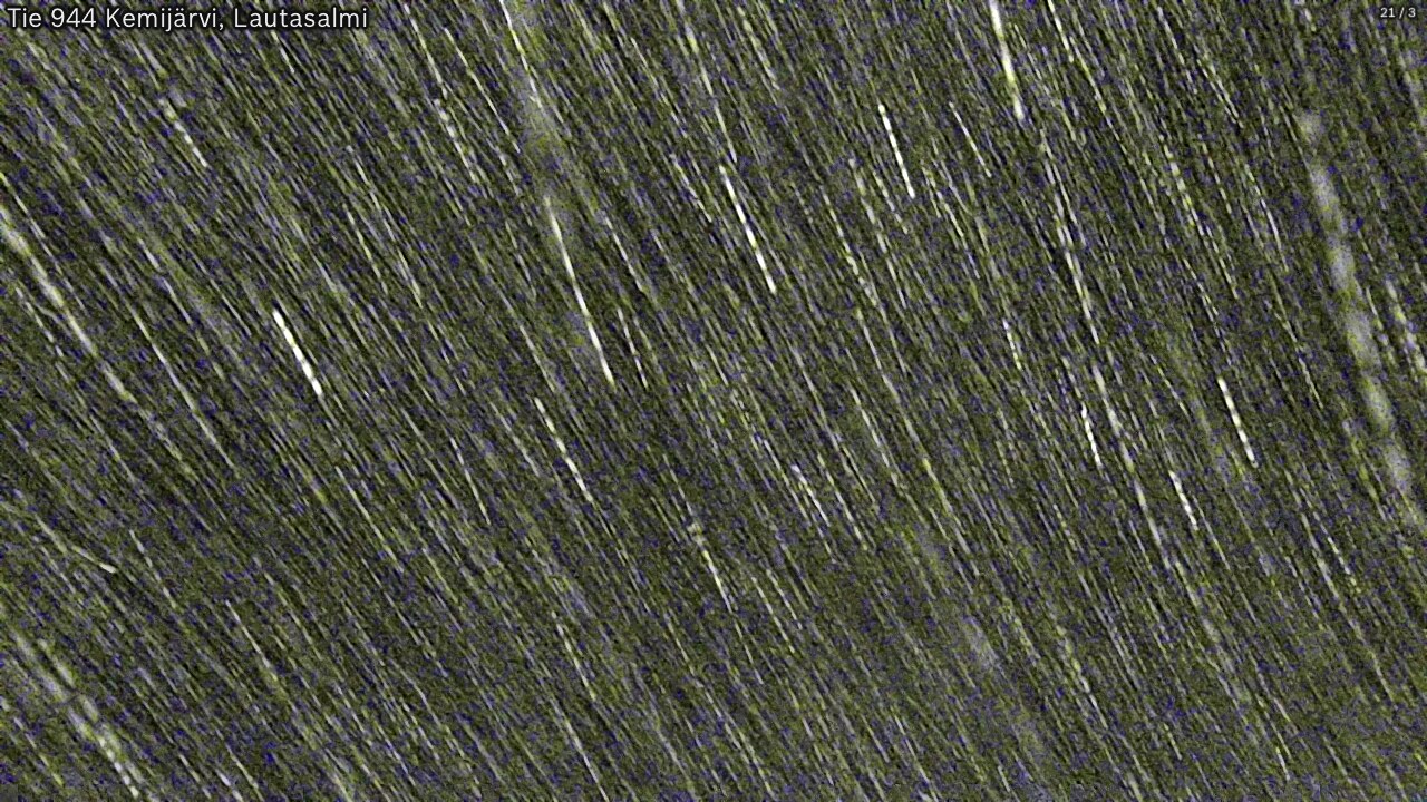 Weather Camera Image Väg 944 Kemijärvi, Lautasalmi, Kemijärvi, Lappi