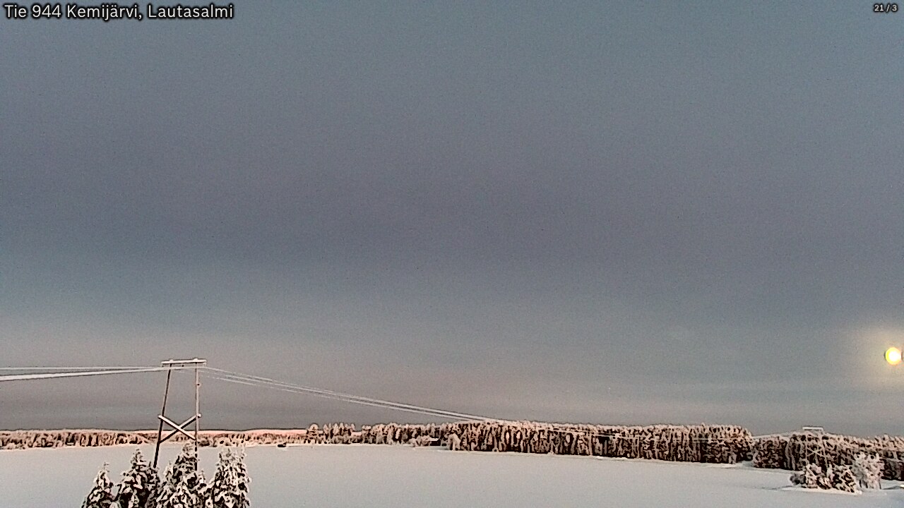 Kelikamerat Kuva Tie 944 Kemijärvi, Lautasalmi, Kemijärvi, Lappi
