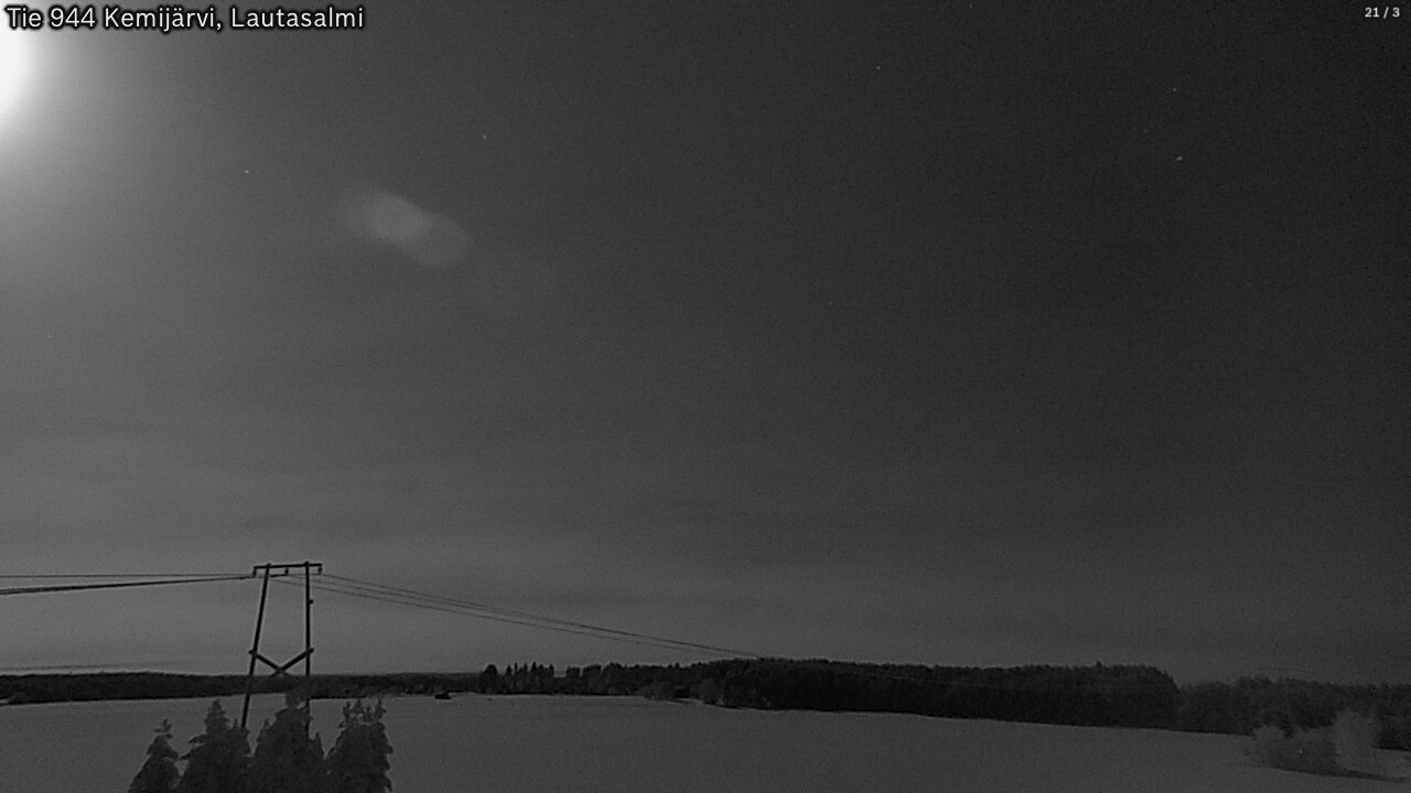 Kelikamerat Kuva Tie 944 Kemijärvi, Lautasalmi, Kemijärvi, Lappi
