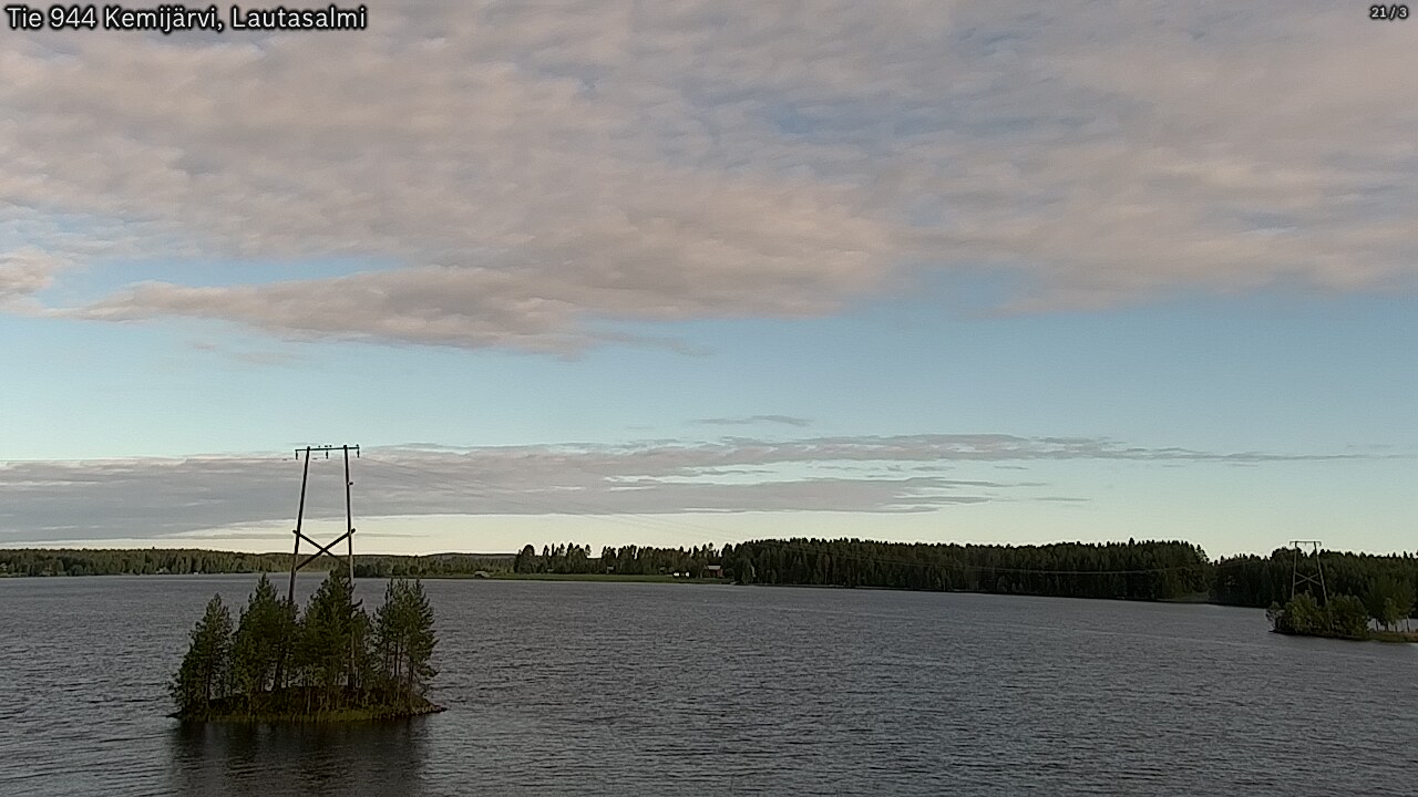 Weather Camera Image Road 944 Kemijärvi, Lautasalmi, Kemijärvi, Lappi