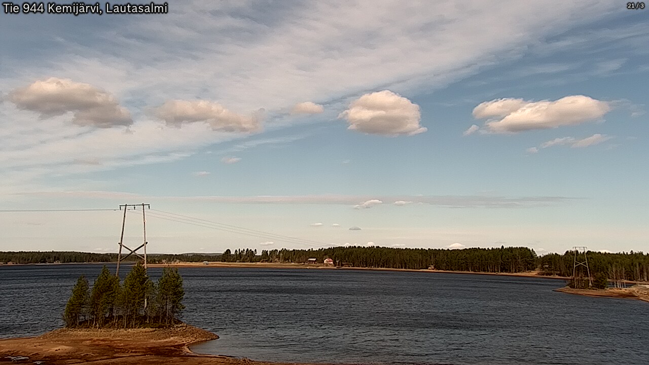 Weather Camera Image Road 944 Kemijärvi, Lautasalmi, Kemijärvi, Lappi