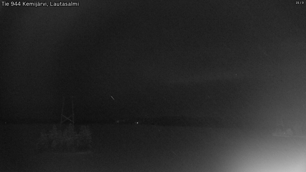 Weather Camera Image Väg 944 Kemijärvi, Lautasalmi, Kemijärvi, Lappi