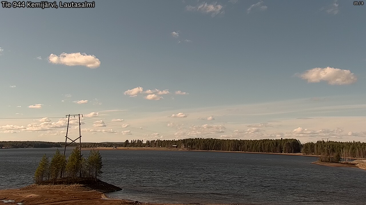 Weather Camera Image Road 944 Kemijärvi, Lautasalmi, Kemijärvi, Lappi