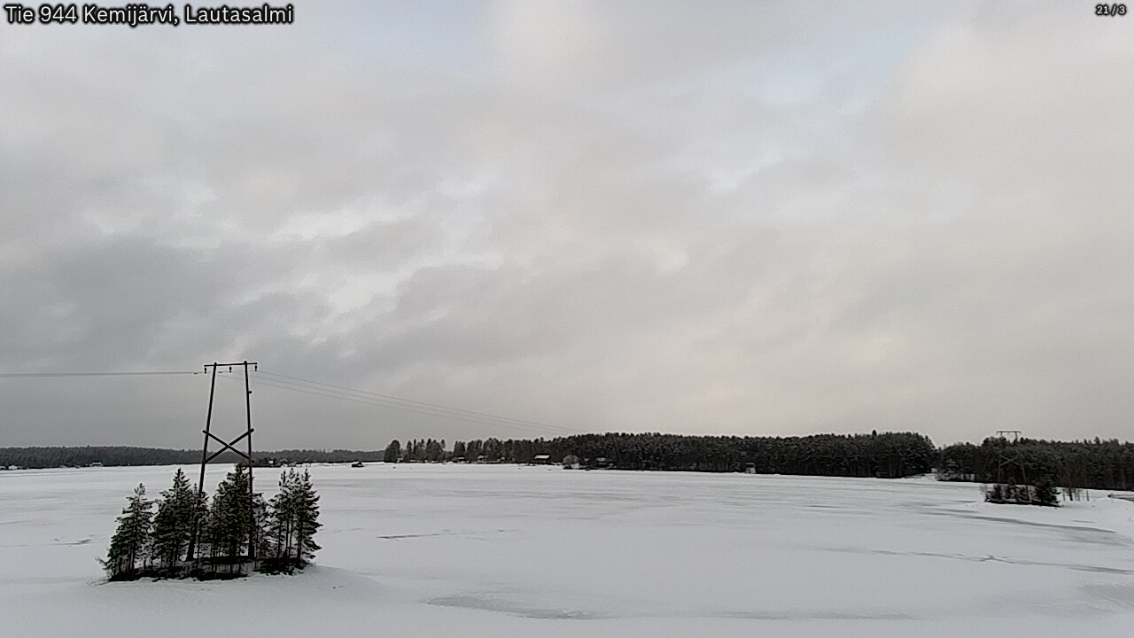 Kelikamerat Kuva Tie 944 Kemijärvi, Lautasalmi, Kemijärvi, Lappi