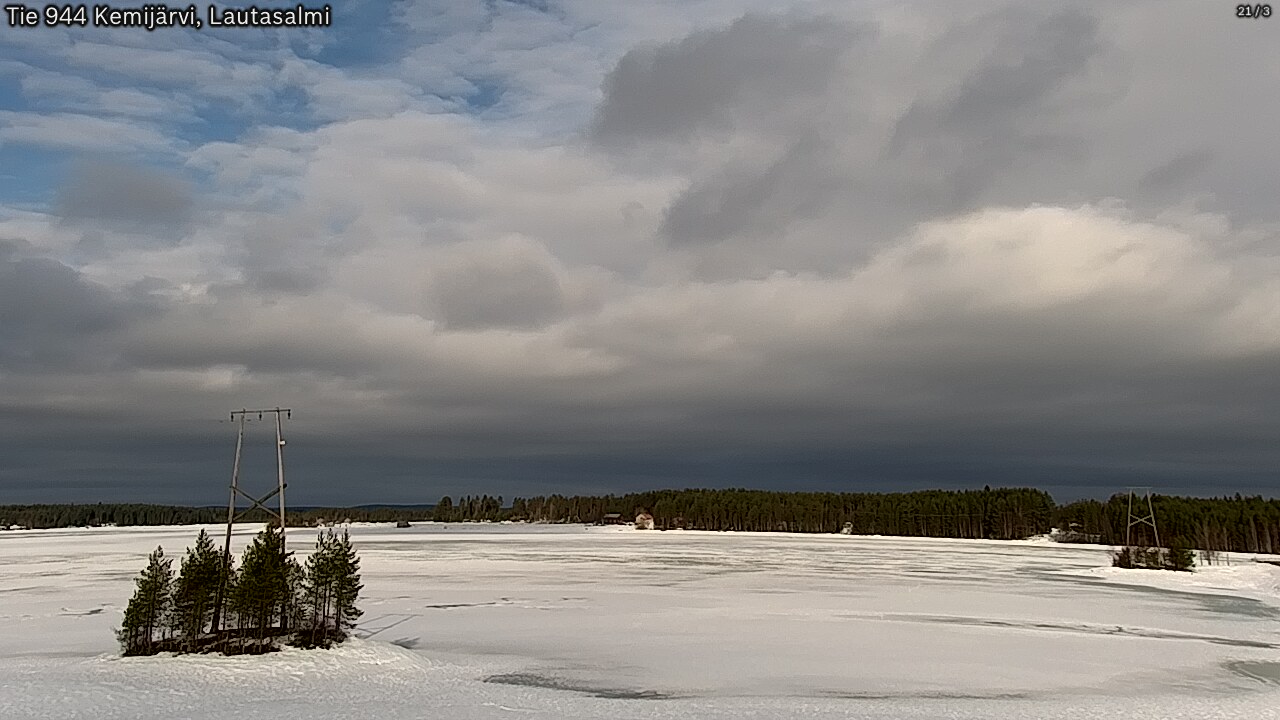 Kelikamerat Kuva Tie 944 Kemijärvi, Lautasalmi, Kemijärvi, Lappi