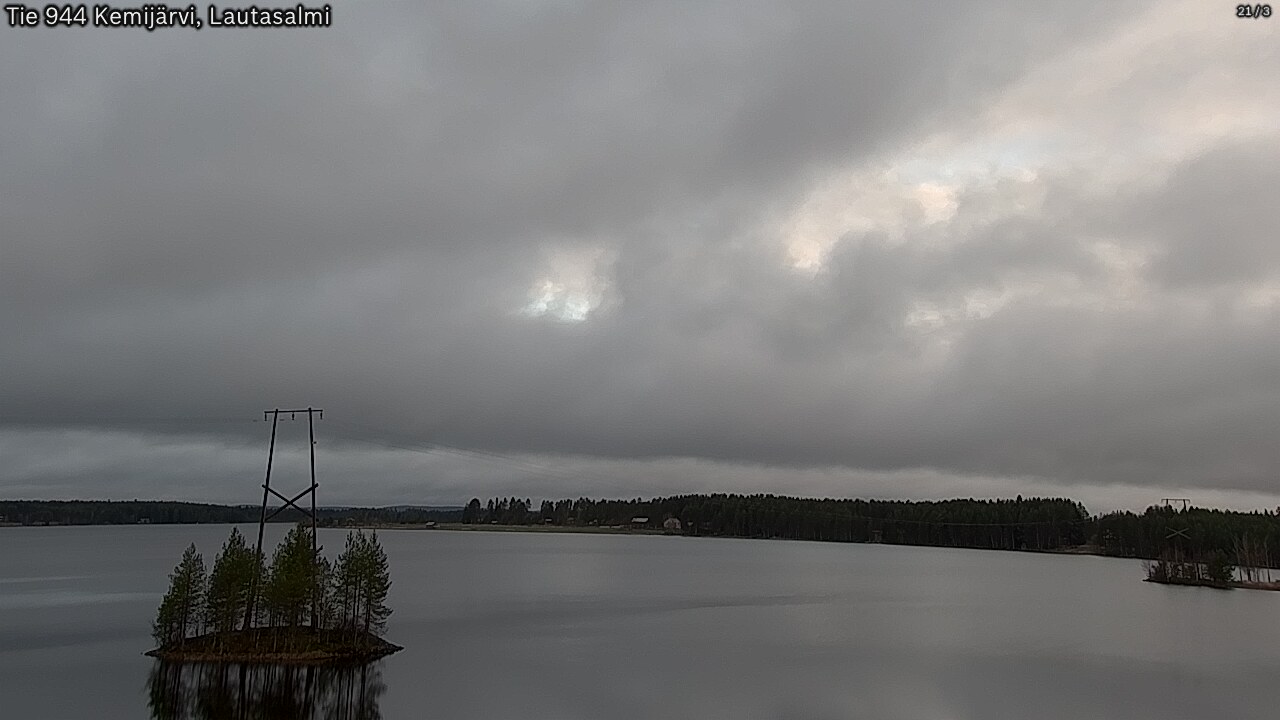 Kelikamerat Kuva Tie 944 Kemijärvi, Lautasalmi, Kemijärvi, Lappi