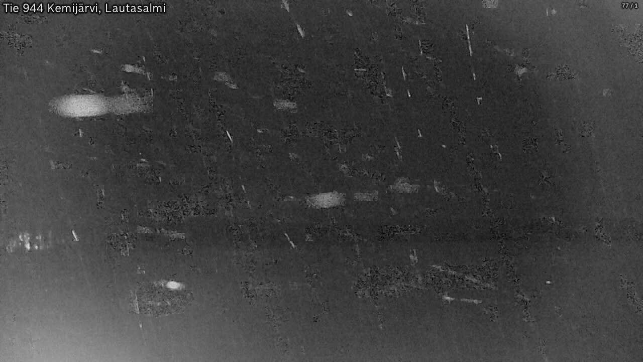 Weather Camera Image Väg 944 Kemijärvi, Lautasalmi, Kemijärvi, Lappi