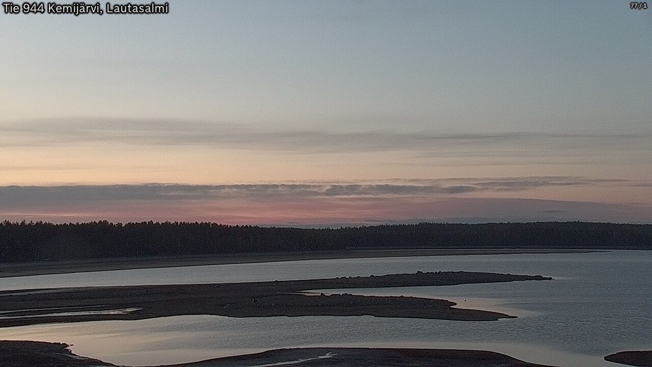 Weather Camera Image Väg 944 Kemijärvi, Lautasalmi, Kemijärvi, Lappi