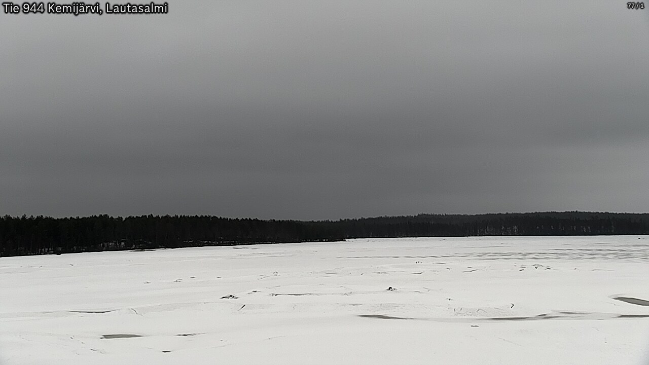 Weather Camera Image Väg 944 Kemijärvi, Lautasalmi, Kemijärvi, Lappi