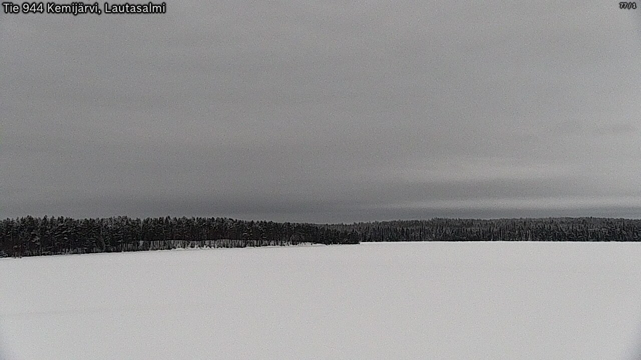 Weather Camera Image Väg 944 Kemijärvi, Lautasalmi, Kemijärvi, Lappi