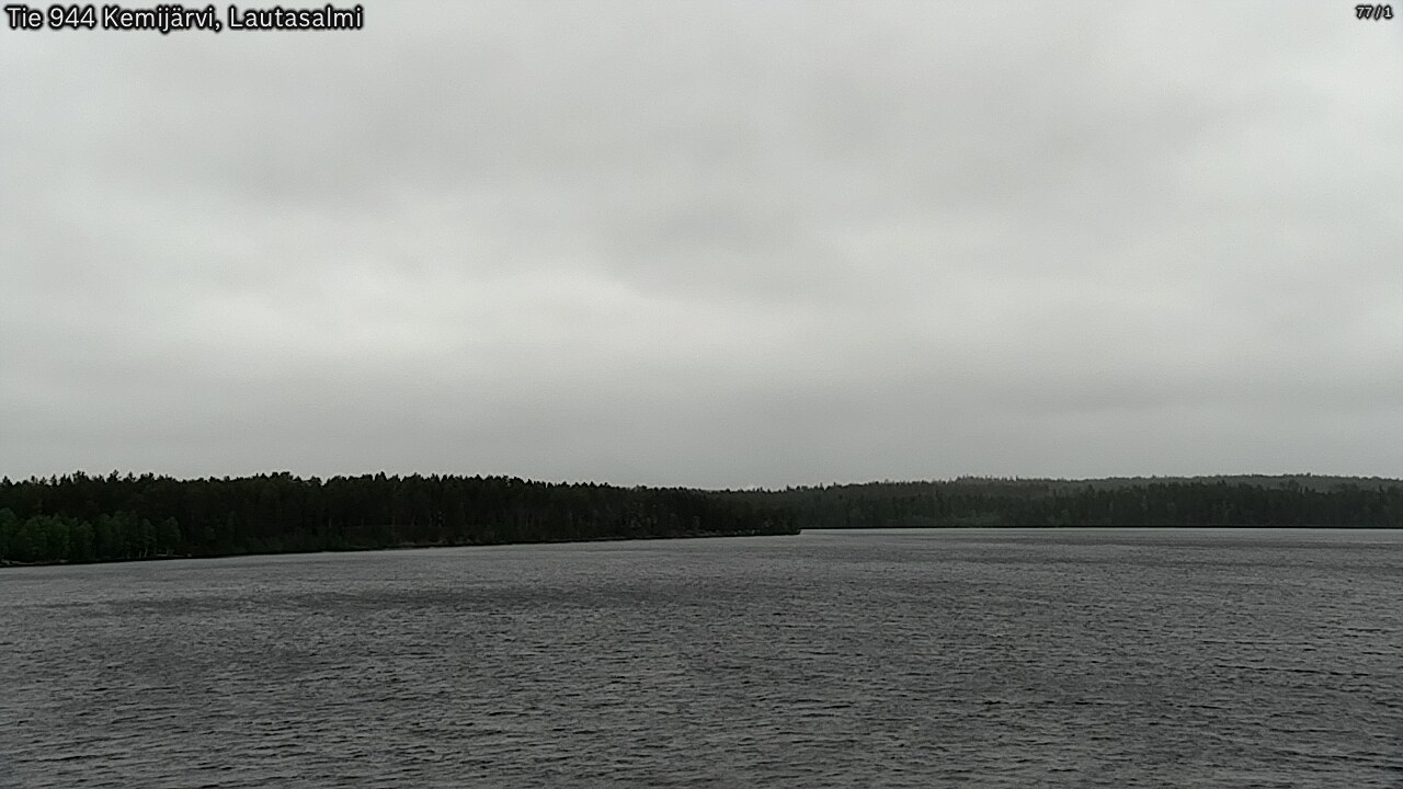 Weather Camera Image Väg 944 Kemijärvi, Lautasalmi, Kemijärvi, Lappi
