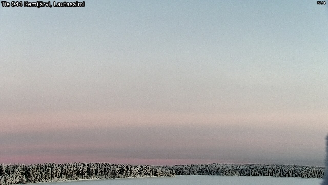 Kelikamerat Kuva Tie 944 Kemijärvi, Lautasalmi, Kemijärvi, Lappi