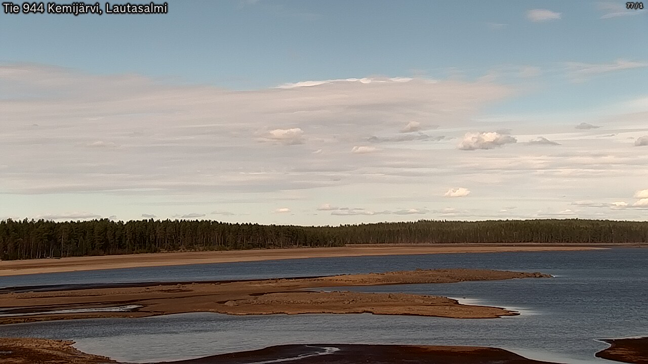 Weather Camera Image Väg 944 Kemijärvi, Lautasalmi, Kemijärvi, Lappi