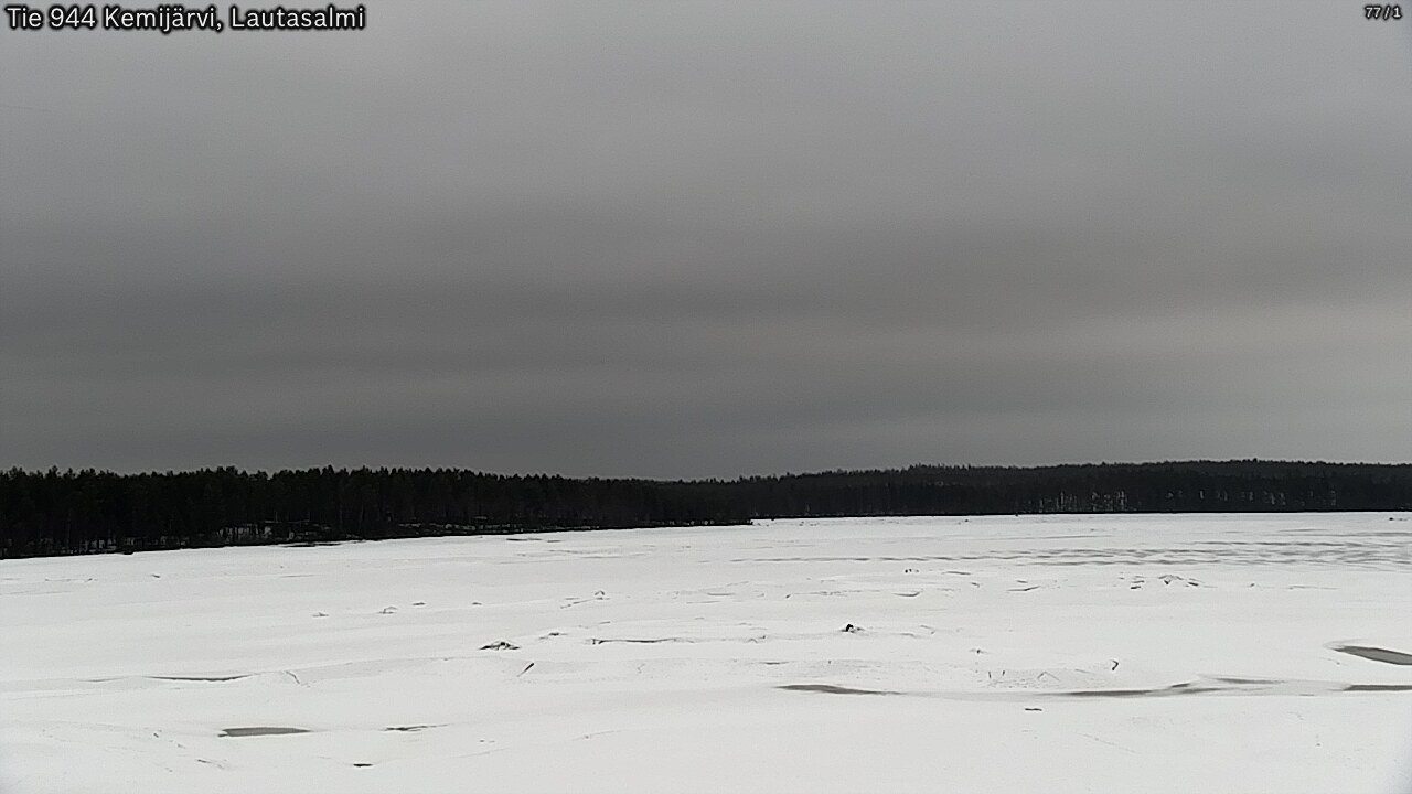 Weather Camera Image Väg 944 Kemijärvi, Lautasalmi, Kemijärvi, Lappi