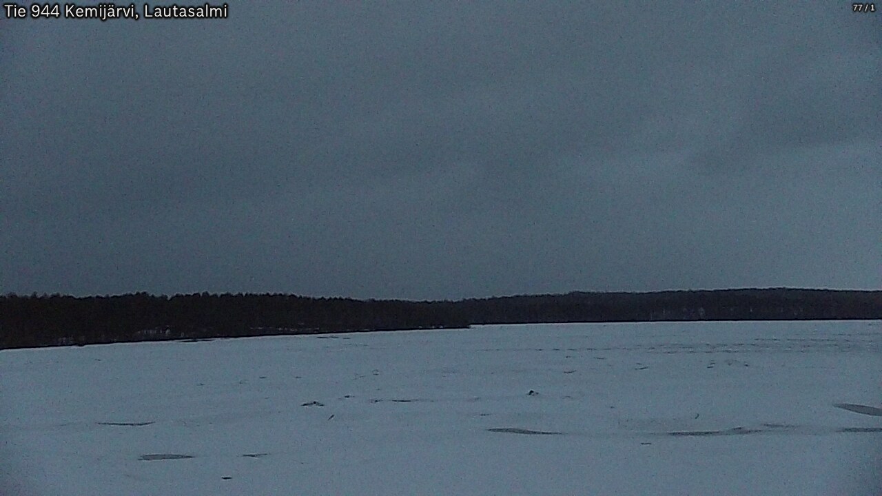 Weather Camera Image Road 944 Kemijärvi, Lautasalmi, Kemijärvi, Lappi