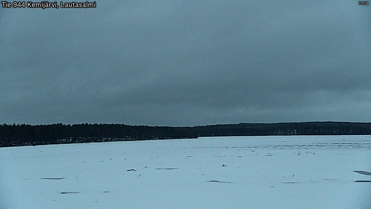 Kelikamerat Kuva Tie 944 Kemijärvi, Lautasalmi, Kemijärvi, Lappi