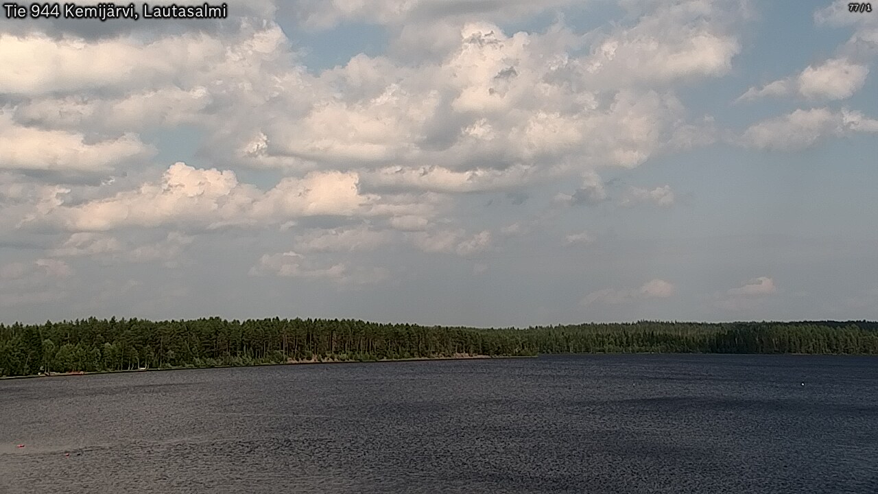 Weather Camera Image Väg 944 Kemijärvi, Lautasalmi, Kemijärvi, Lappi