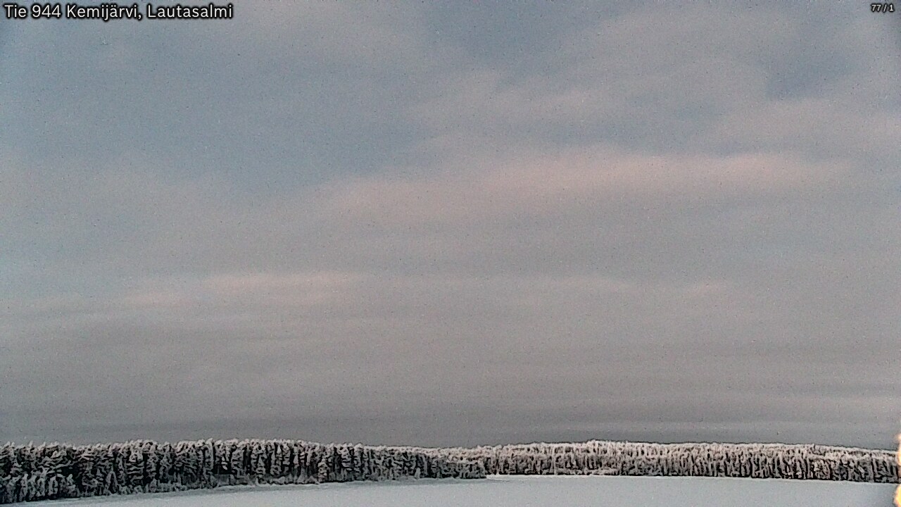 Kelikamerat Kuva Tie 944 Kemijärvi, Lautasalmi, Kemijärvi, Lappi