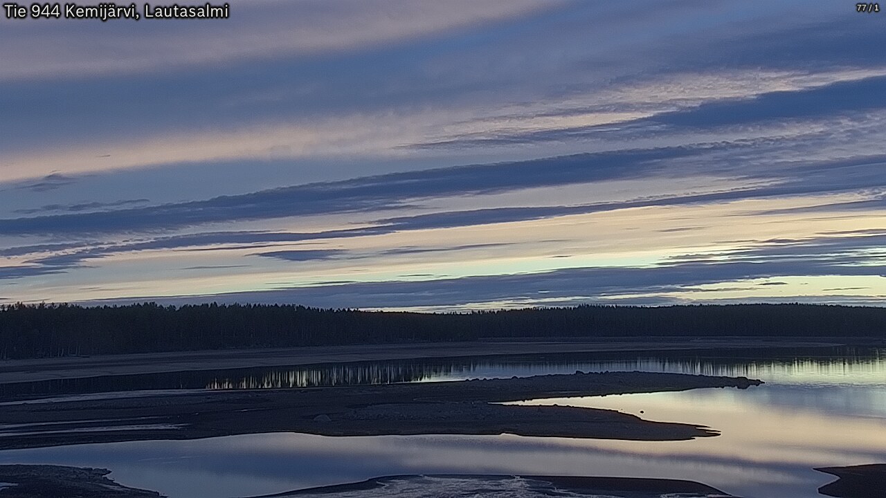 Weather Camera Image Väg 944 Kemijärvi, Lautasalmi, Kemijärvi, Lappi